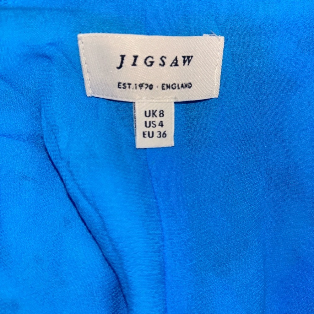 Jigsaw Blue and Cream Maxi Dress - Picture 7 of 8